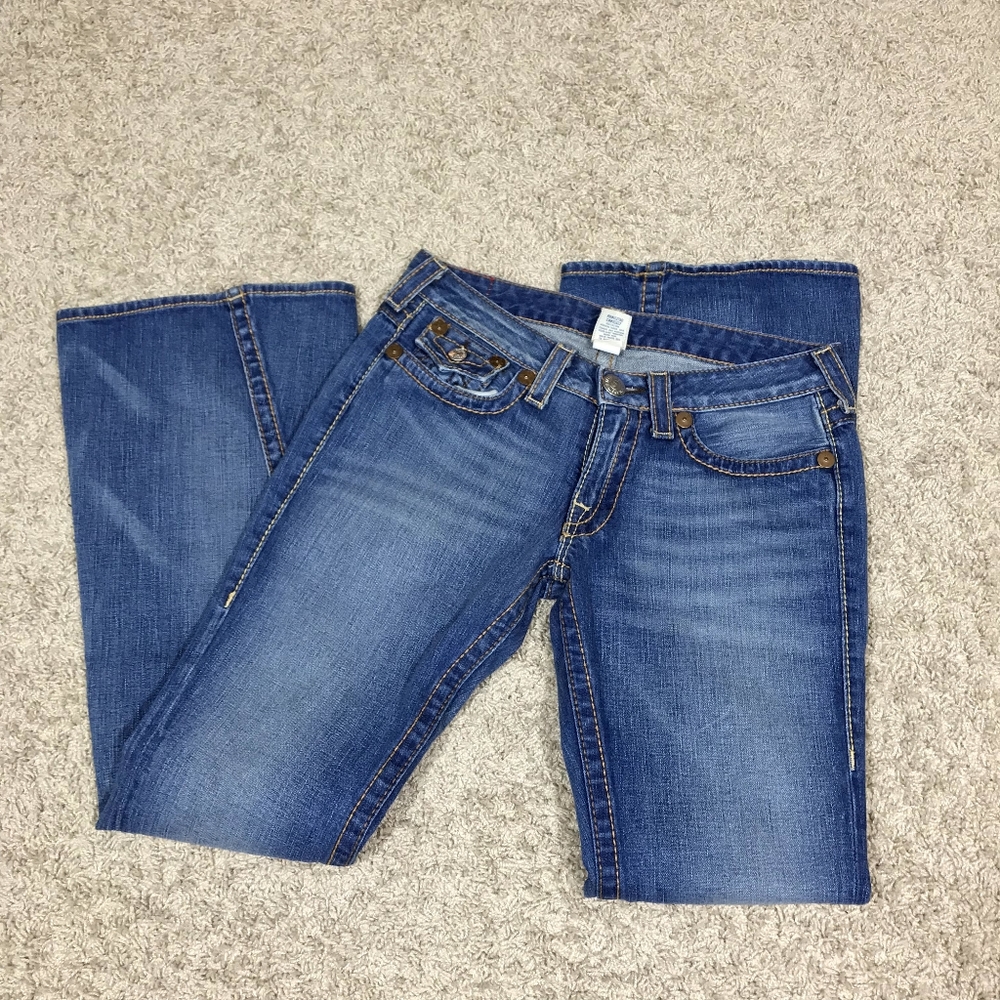 Women's True Religion Wide Leg Jeans 10